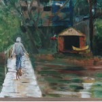 Acrylic Painting ''Coming home''