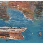 Acrylic painting of Neighbour's boat