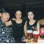 Chris & Yun with me Listening to Weiwei Sing