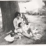 Daughter tired after bike ride