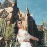 In front of church in Sydney