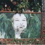 Oil painting of a friend