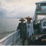 On Barge from Island to Mainland