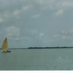 Sailing My Boat in Front of House