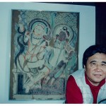 Sun Bing Shan with his contenpry Art