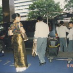 Weiwei Leaving Hotel in Shanghai