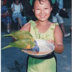 Weiwei at Currumbin Bird santuary age 10