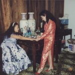 Weiwei & me in our Hacienda Home on