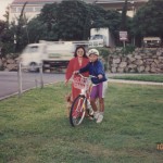 Weiwei & me with our dog, Ceecee