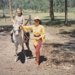 Weiwei on Horse With me on Joyner Property